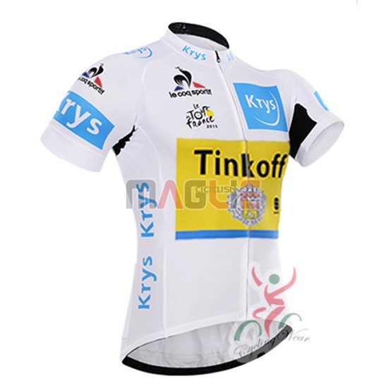 Maglia Tinkoff manica corta 2016 giallo e bianco - Clicca l'immagine per chiudere